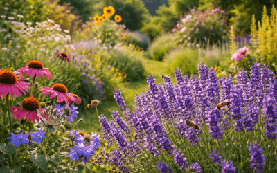 Die 10 besten bienenfreundlichen Pflanzen für deinen Garten – damit Bienen endlich genug Nahrung finden