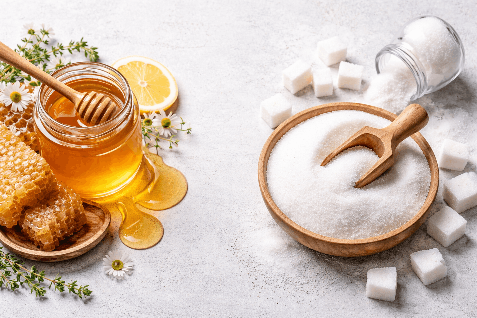 Honig statt Zucker